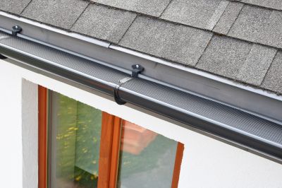 Completed Gutter Cover Installation